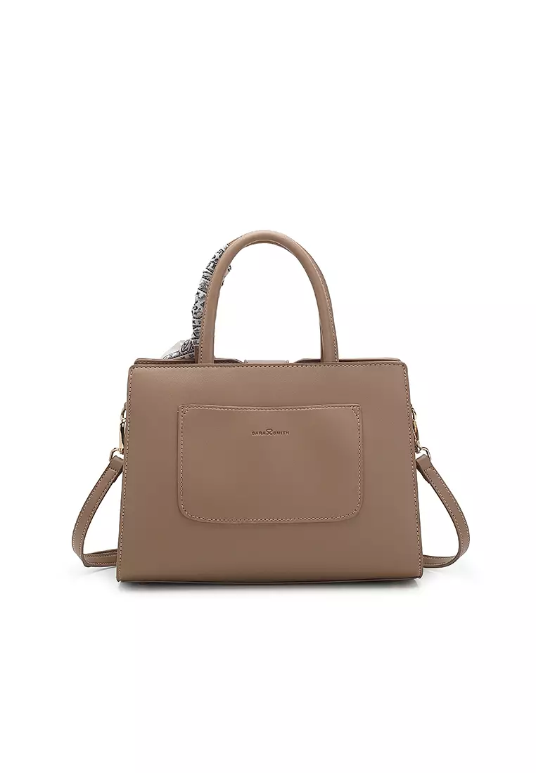 Women's Top Handle Bag / Sling Bag / Crossbody Bag (Tas Selempang / Tas Tangan) - Putih