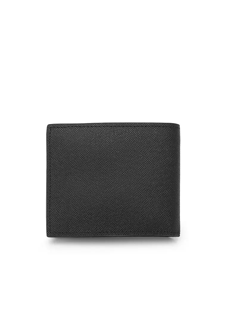 Men's Genuine Leather RFID Blocking Wallet - Black