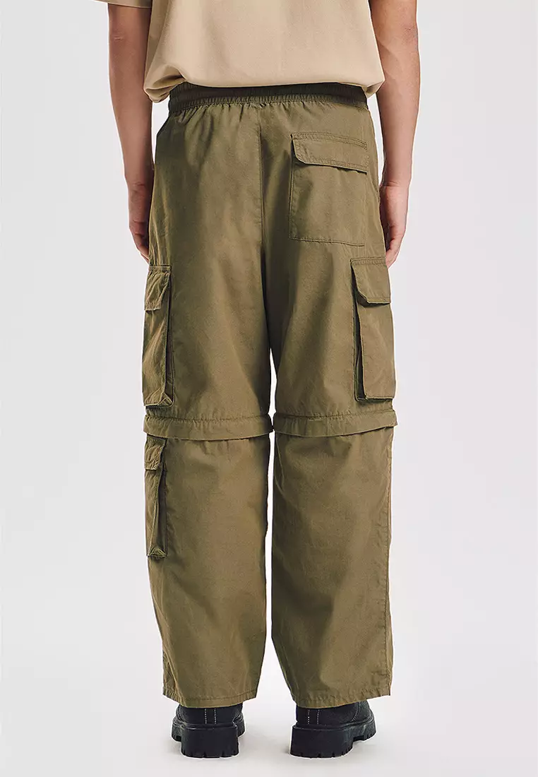 Wide Fit Convertible Cargo Pants