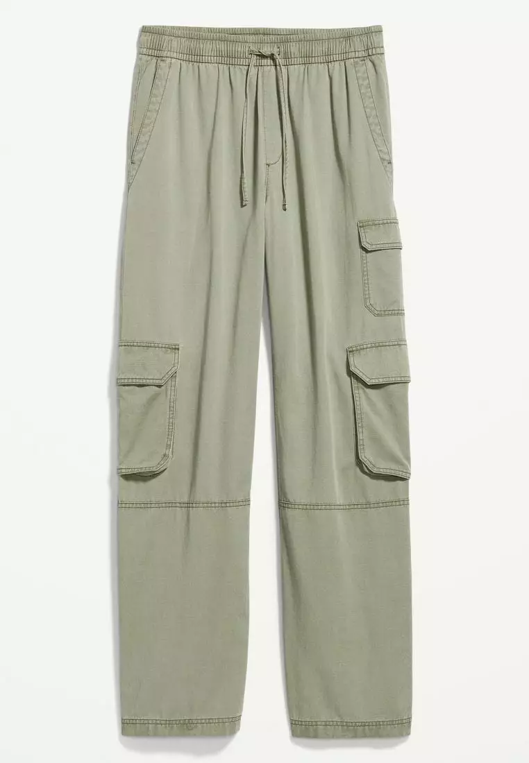 Mid-Rise Cargo Pants For Women