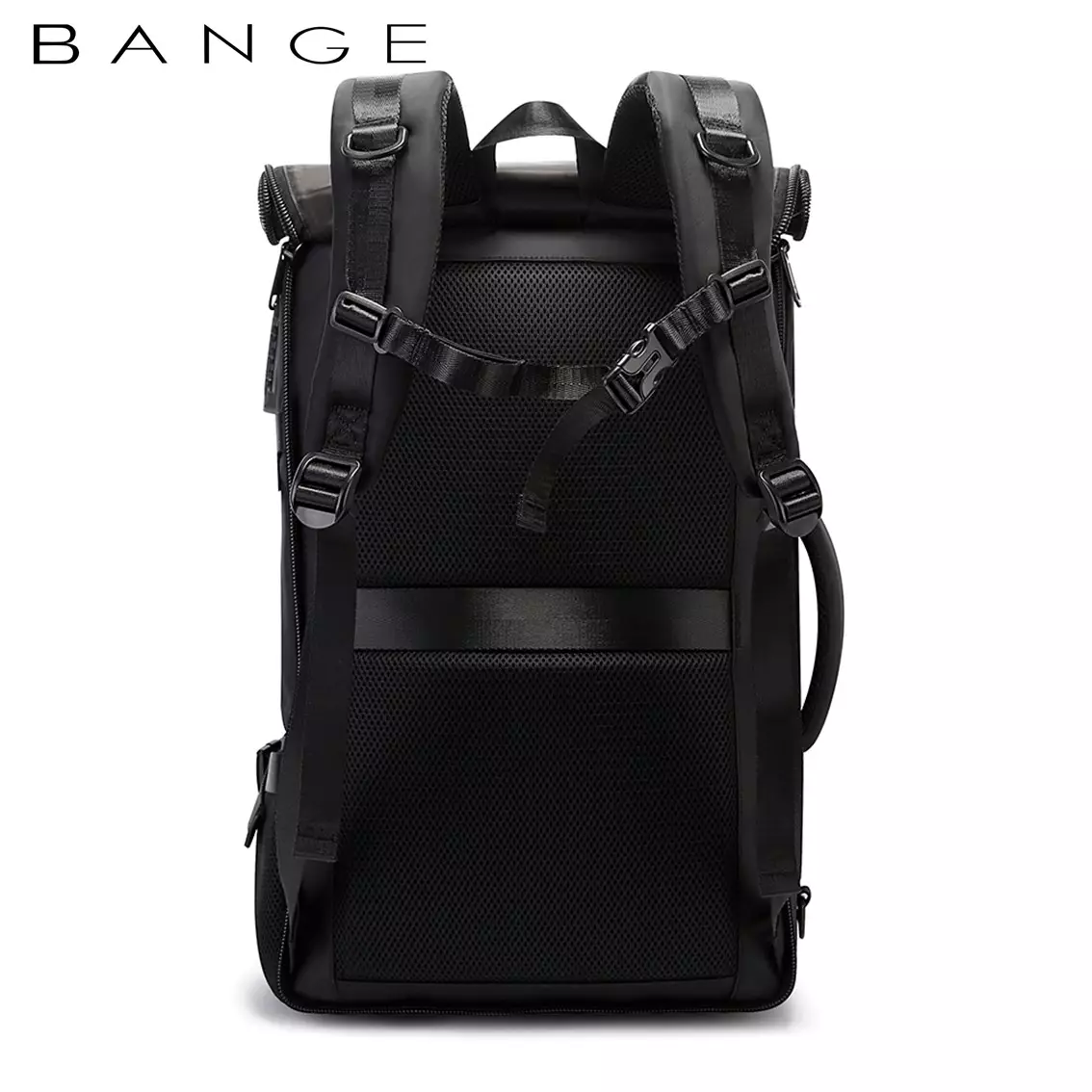 BANGE Tas Ransel Laptop pria Backpack Waterproof Lock 15.6 Inch BG1810- Black
