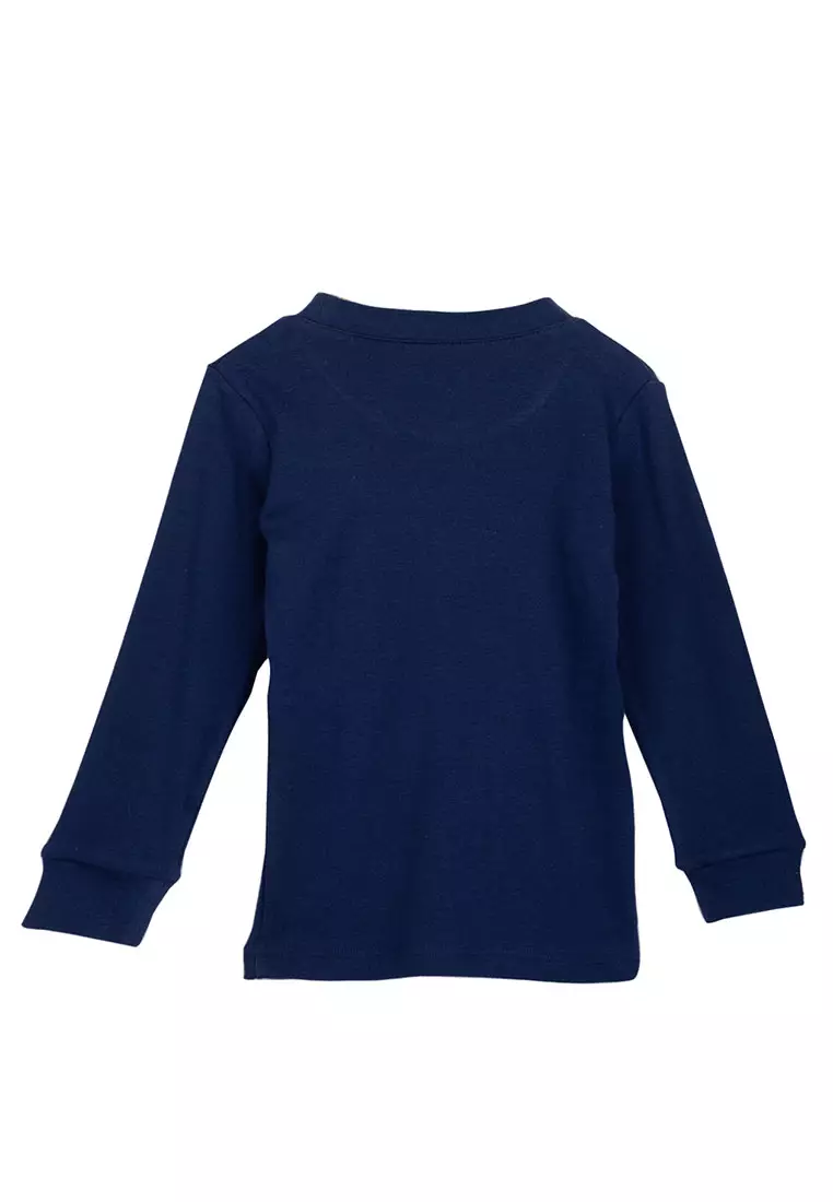 Move Two-Piece Long Sleeves Pajama Set For Boys