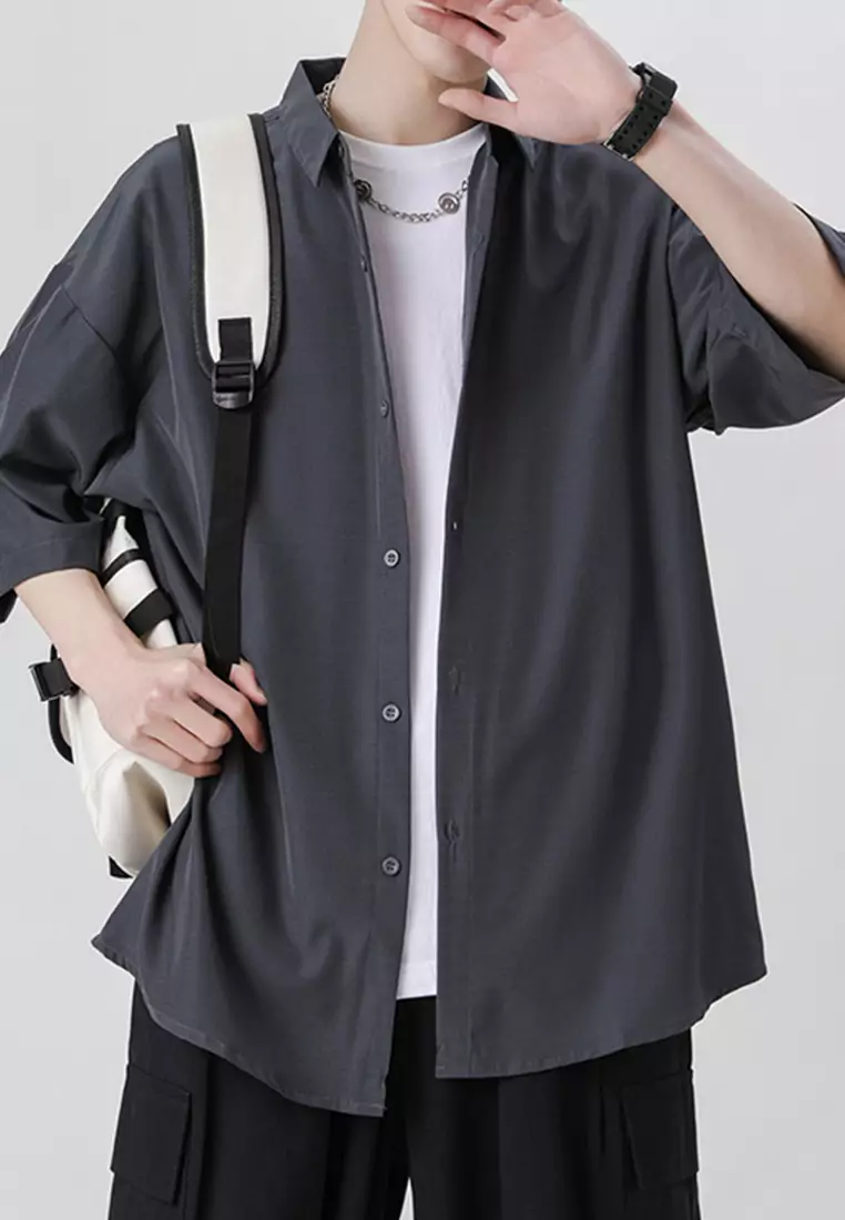 Thin Casual Short Sleeve Shirt AC-CY009