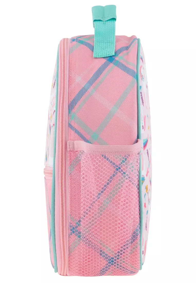 Trolley Bag with Lunch Bag for Kids Pink Unicorn AOP