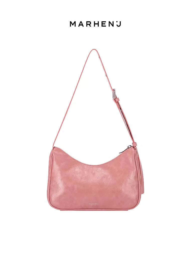 ELLEN Vegan Leather Crossbody Bag Pink