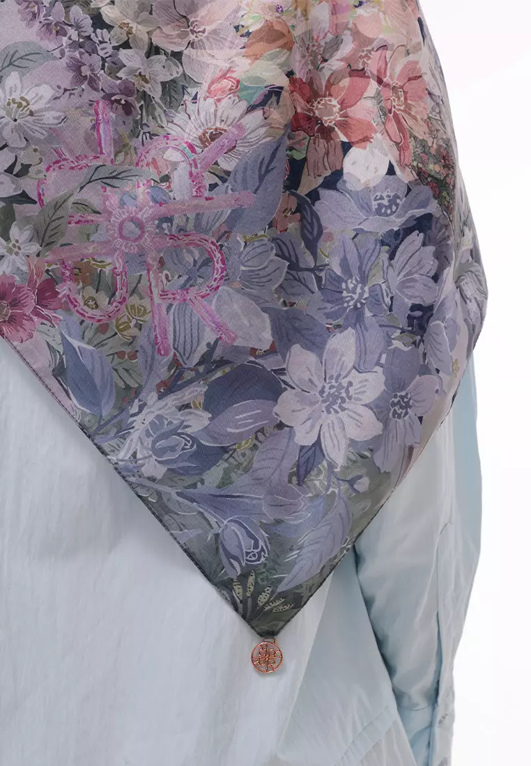 Ria Miranda Navy Genna Scarf