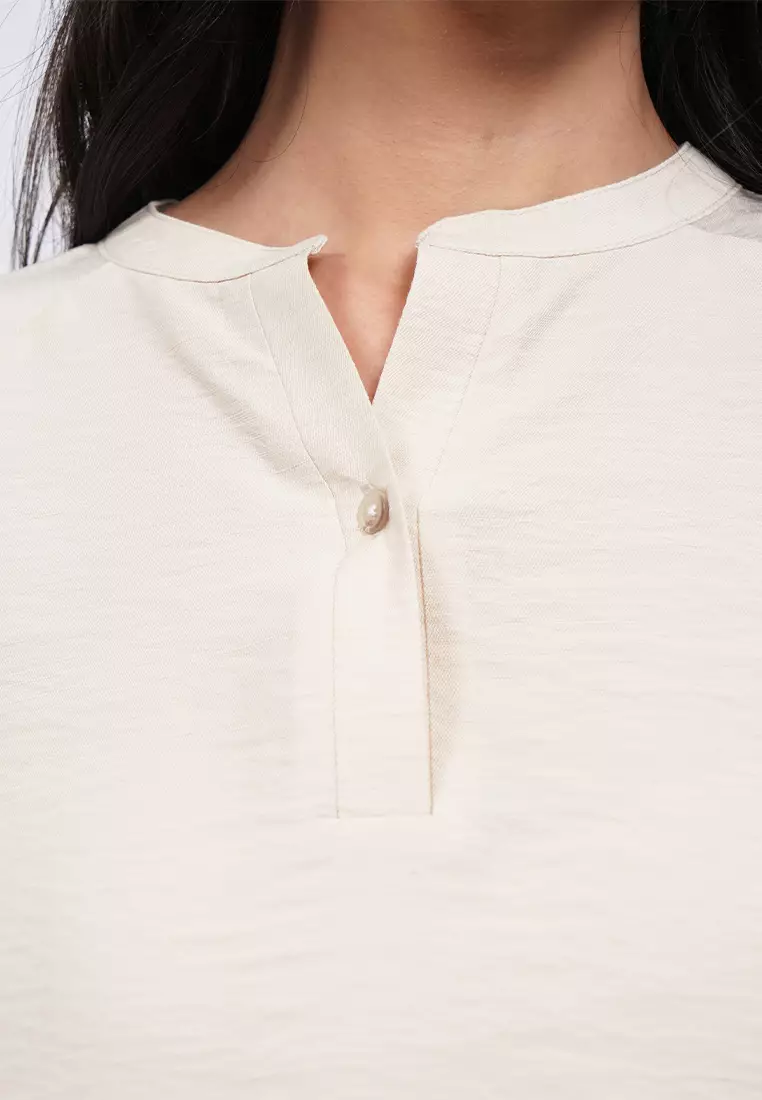 Balloon Sleeves Loose Blouse