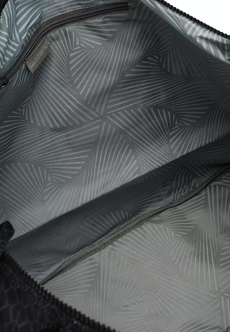 Printed Nylon Large Top Handle Bag