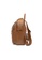 Lara brown Women's Fashionable Soft Leather Anti-theft Backpack School Bag - Brown 6D7D0ACB0FBE8AGS_3