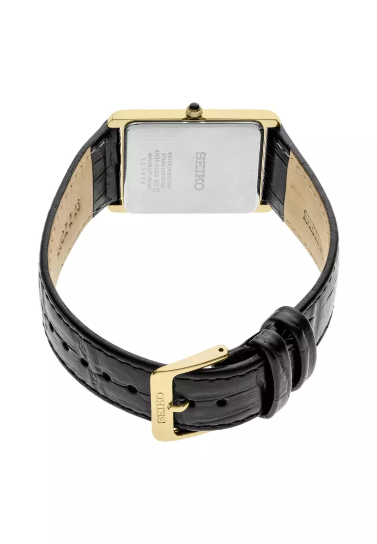 Buy Seiko Seiko Conceptual Regular Rectangular Gold Case Classic Roman ...