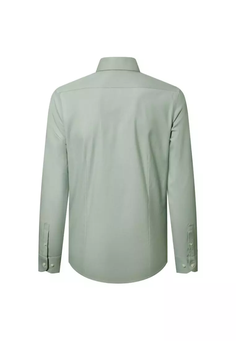 Non-Iron Cotton Stretch Smart Fit Oxford Shirt