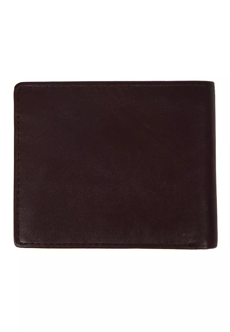 MLW SINGLE STONE LEATHER WALLET BROWN