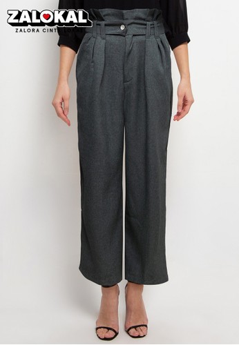 Covering Story green Salova Pants - D E3692AA6949A06GS_1
