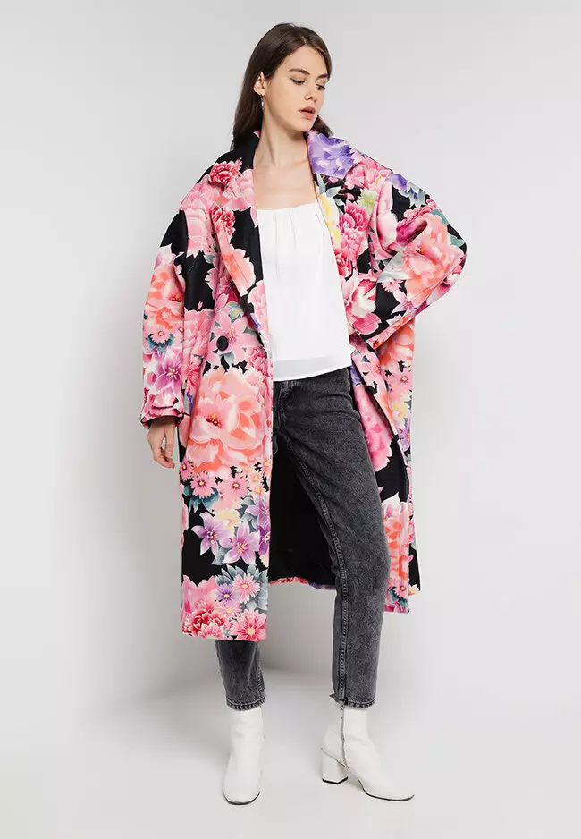 Coat floral store