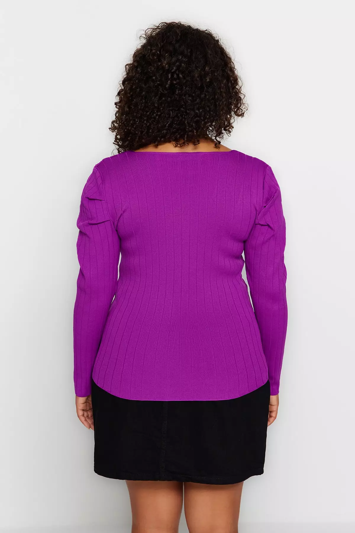 Plus Size Ribbed Top