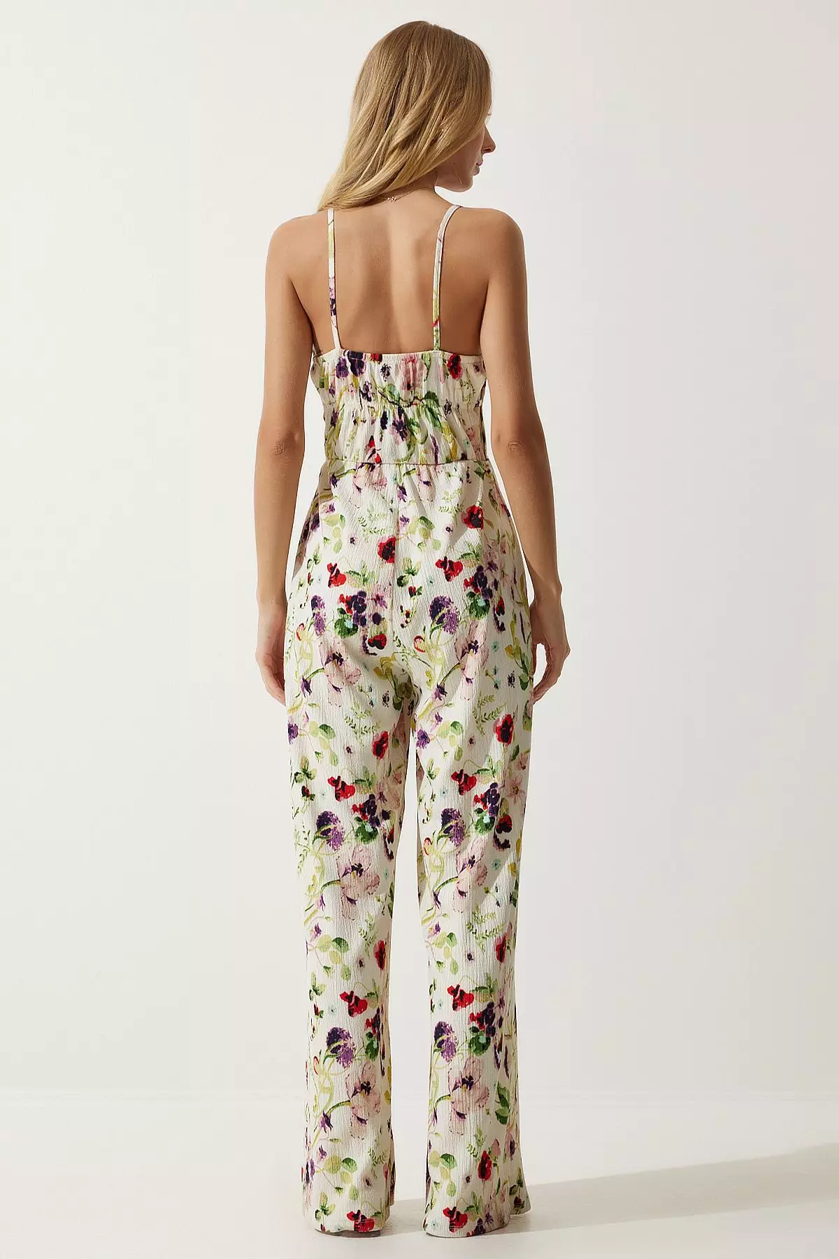 Pattern Cut Out Jumpsuit