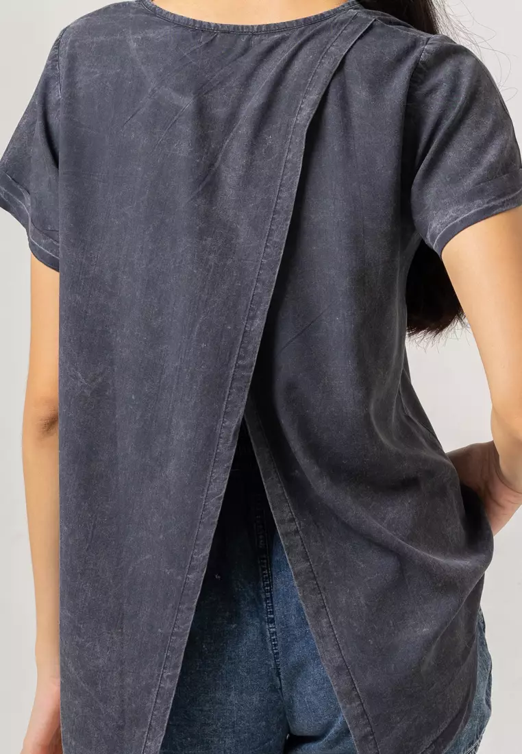 WHITECHAPEL TOP VINTAGE BLACK