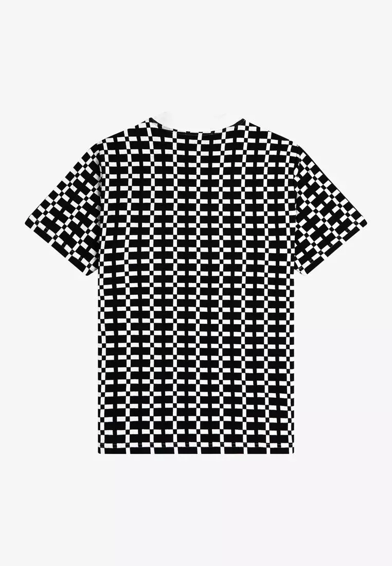 FRED PERRY : Geometric Jacquard Tシャツ Buy Fred Perry Fred Perry M9864 GEOMETRIC JACQUARD T-SHIRT