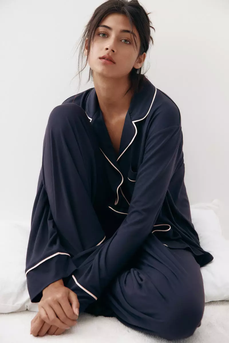 Viscose-blend pyjamas