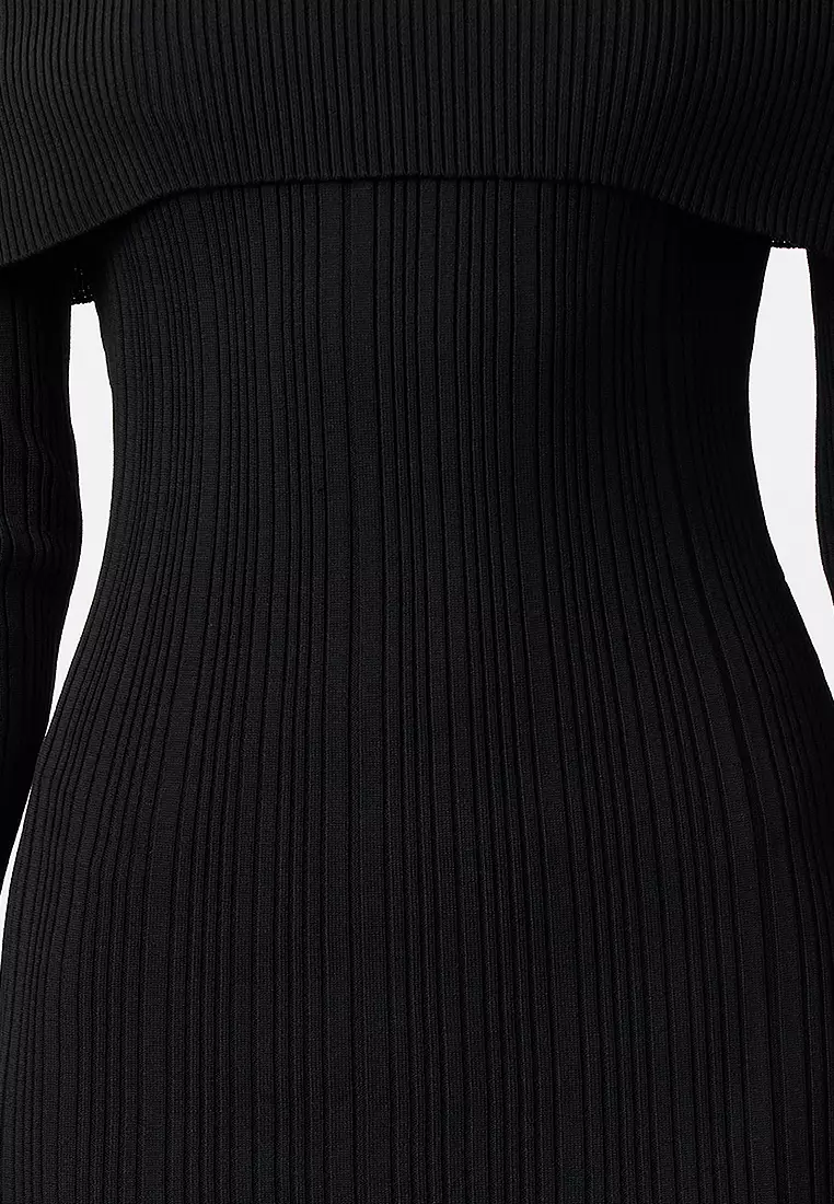 Off Shoulder Midi Dress