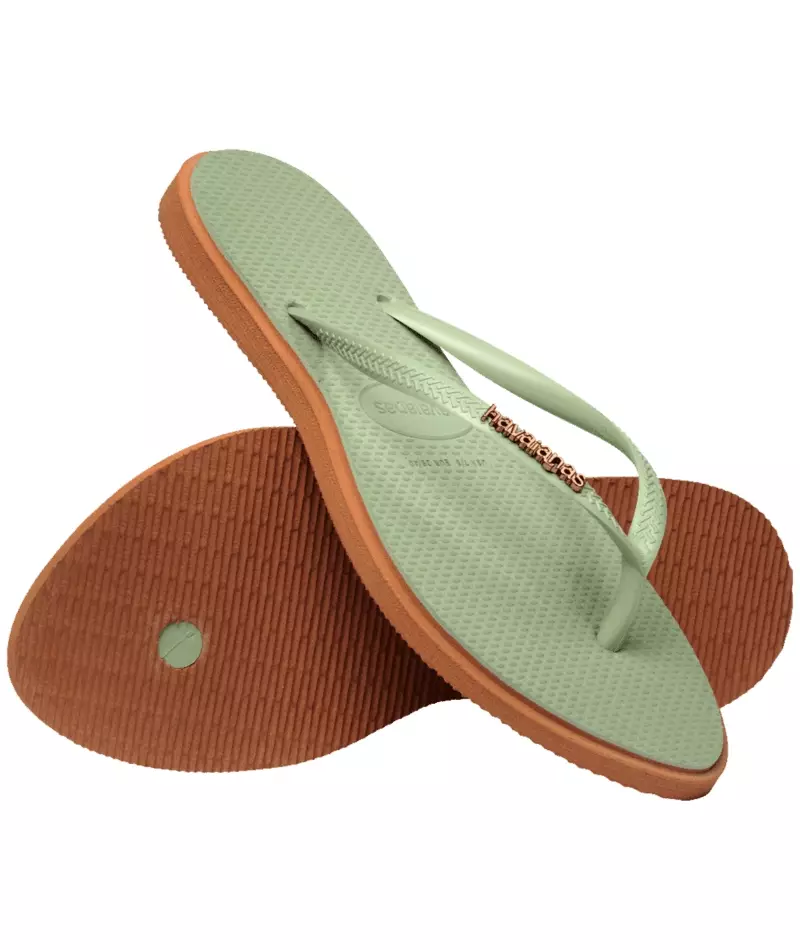 Havaianas 1797 - Slim Point Smoke Green - Sandal Wanita