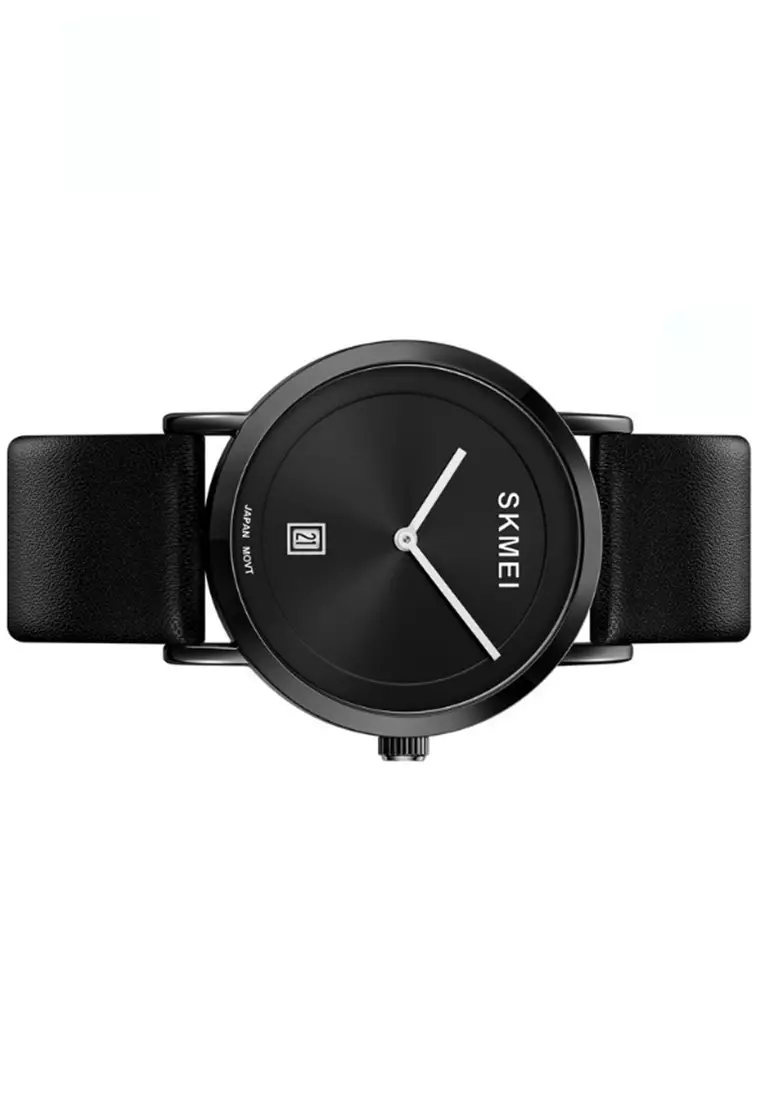 Jam Tangan Analog Pria Waterproof Strap Tali Material Kulit Leather BL77 ORIGINAL