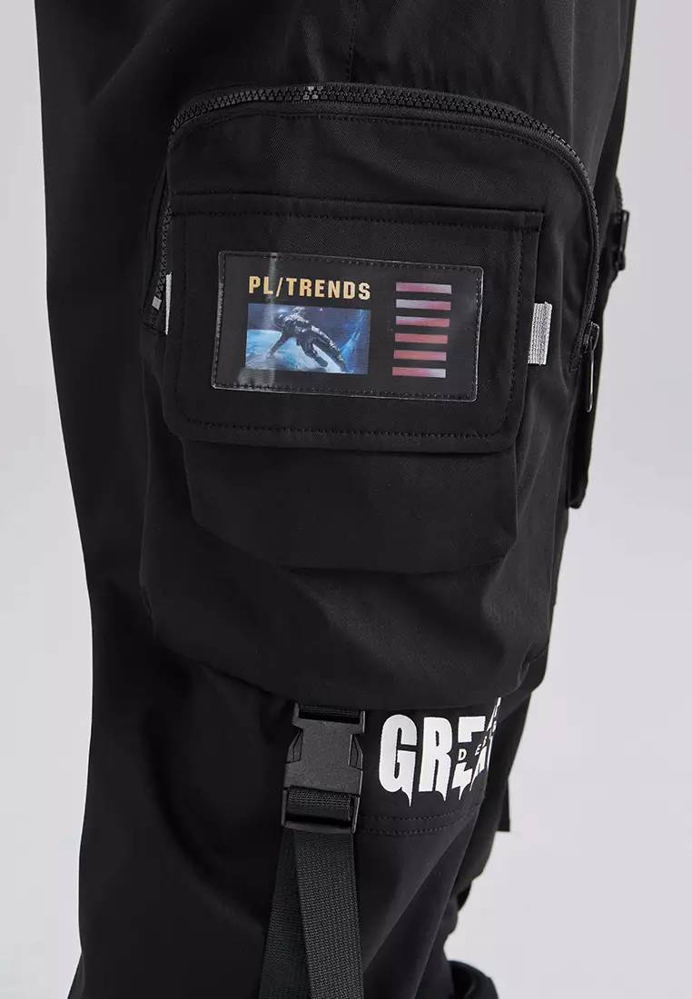 高街機能工裝長褲 TW6171