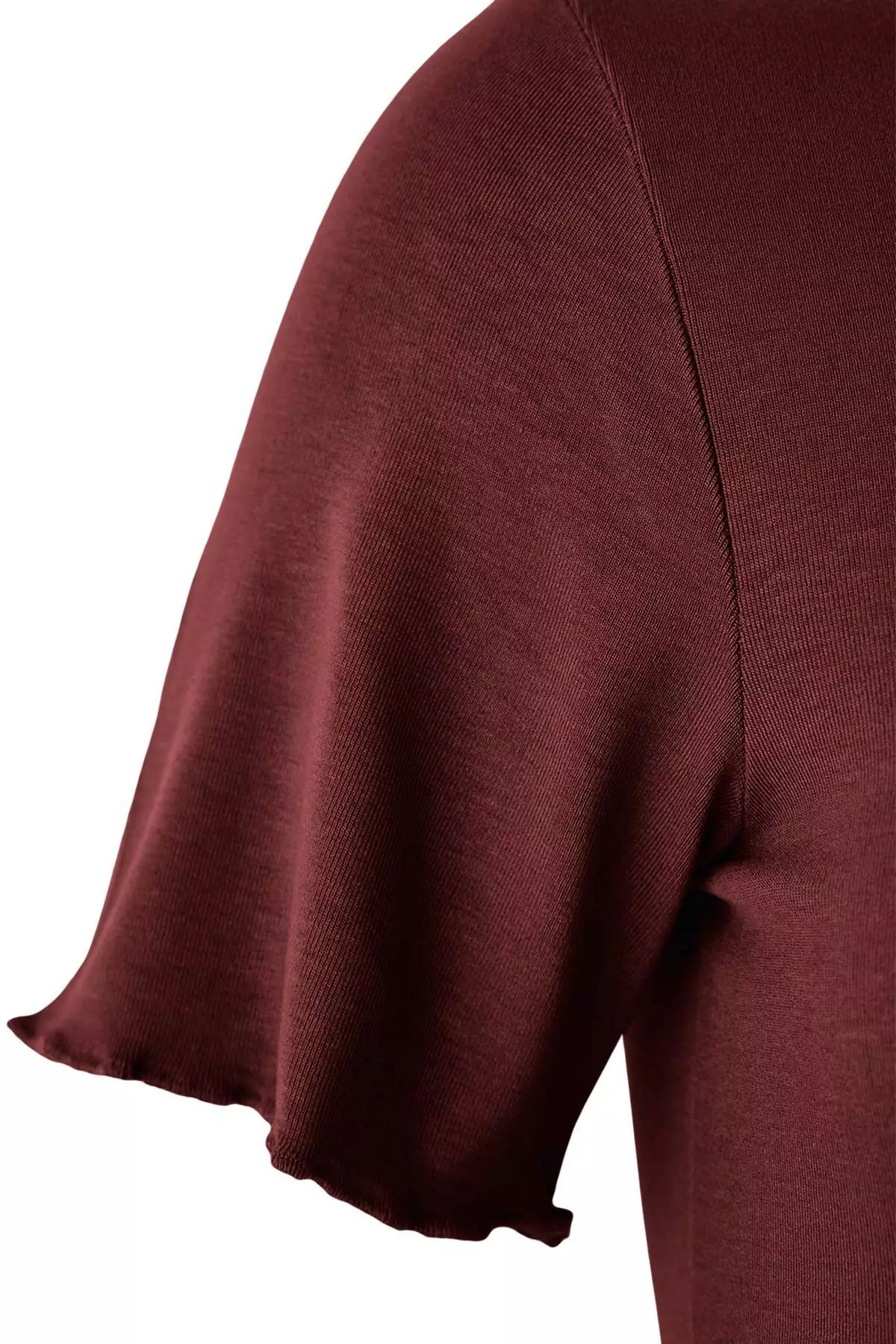 Wardrobe Essentials Brown Collar Piped Detail Soft Keys Knitted Blouse Tbbss26Af00025