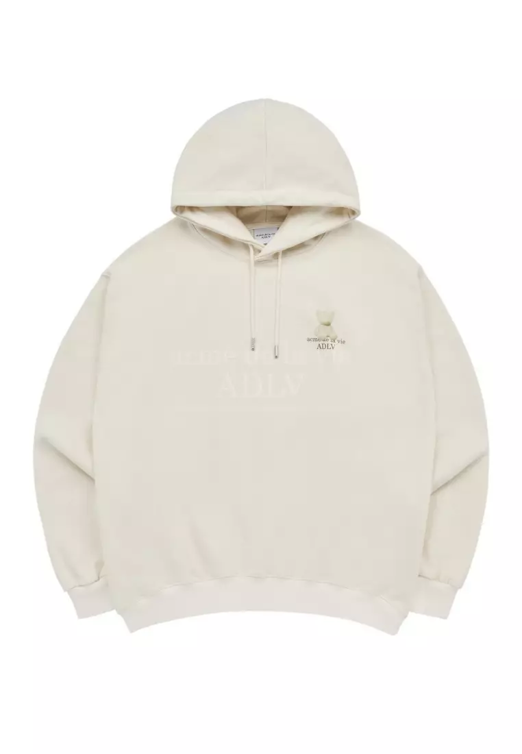 acmé de la vie：FUZZY BEAR HOODIE acme de la vie