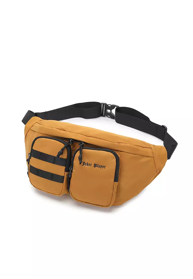 Men's Chest Bag / Sling Bag / Crossbody Bag - Yellow