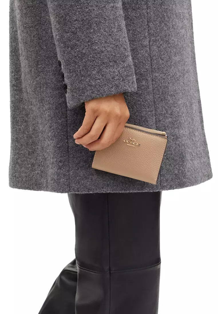 Coach Bifold Wallet in Taupe CM315