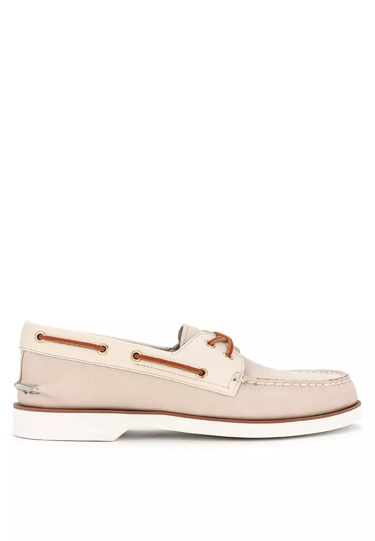 Men's Authentic Original™ 2-Eye Double Sole Boat Shoe Mixed Cream