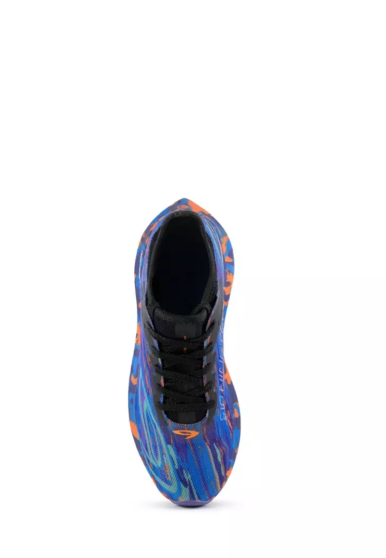 910nineten HAZE VELOCE GRAVITY sepatu lari - BIRU/ORANGE/NAVY