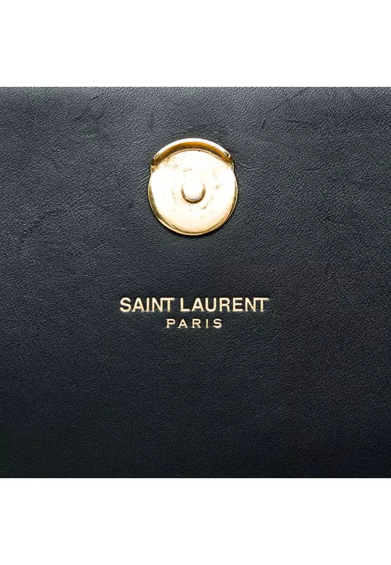 Pre-Loved Saint Laurent Small Smooth Calfskin Monogram Kate Tassel Crossbody
