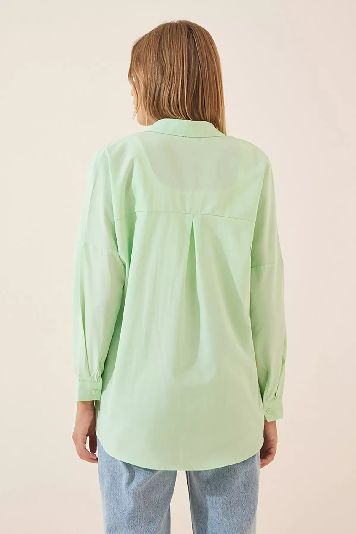Oversize Long Basic Shirt
