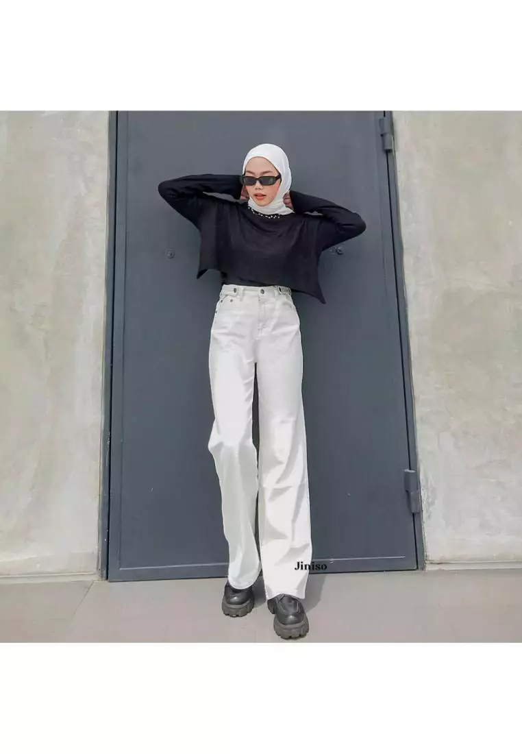 Highwaist Adjustable Baggy Jeans 442 UNDER AGE