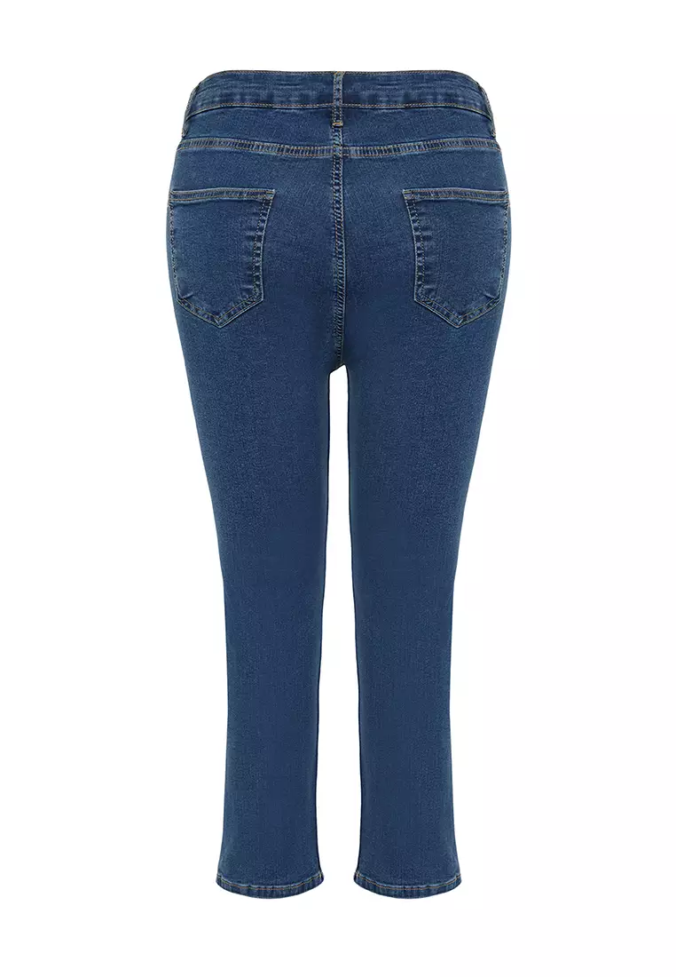 Stretchy High Waist Skinny Jeans
