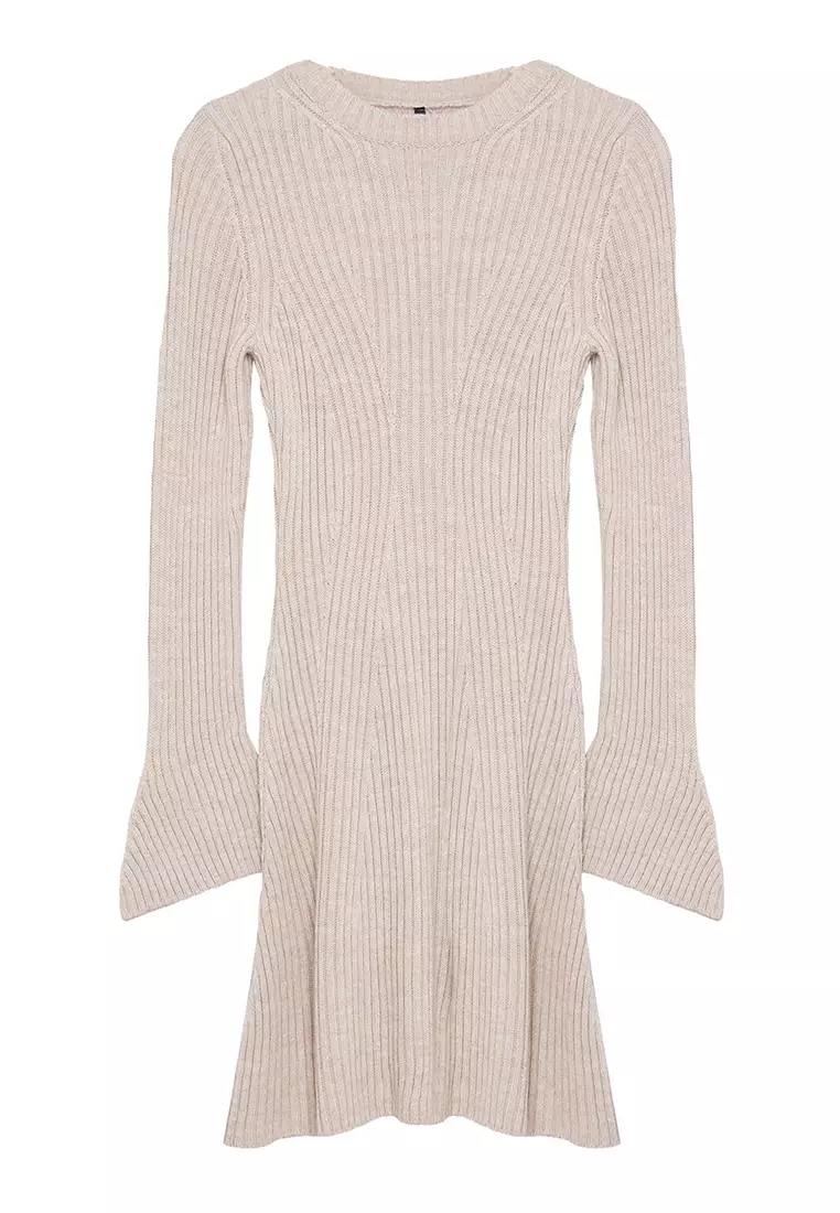 Stone Mini Knitwear A-Line Form Dress Twoaw25El00030