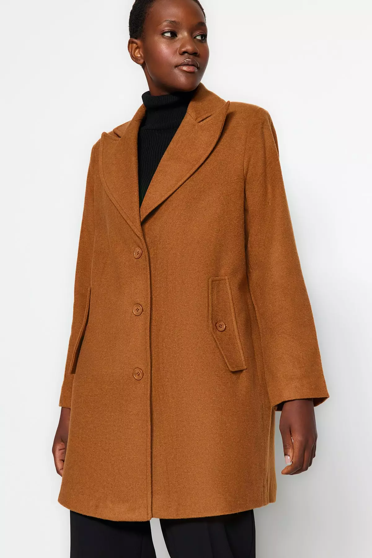 Tailored sales maxi coat