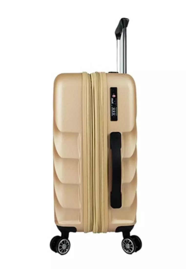 Buy Poly-Club Sonnet by Poly Pac 24 Elegant Style Anti-theft Expandable  Zipper Enhanced ABS Hardcase Luggage w TSA Lock - XA9277 Online