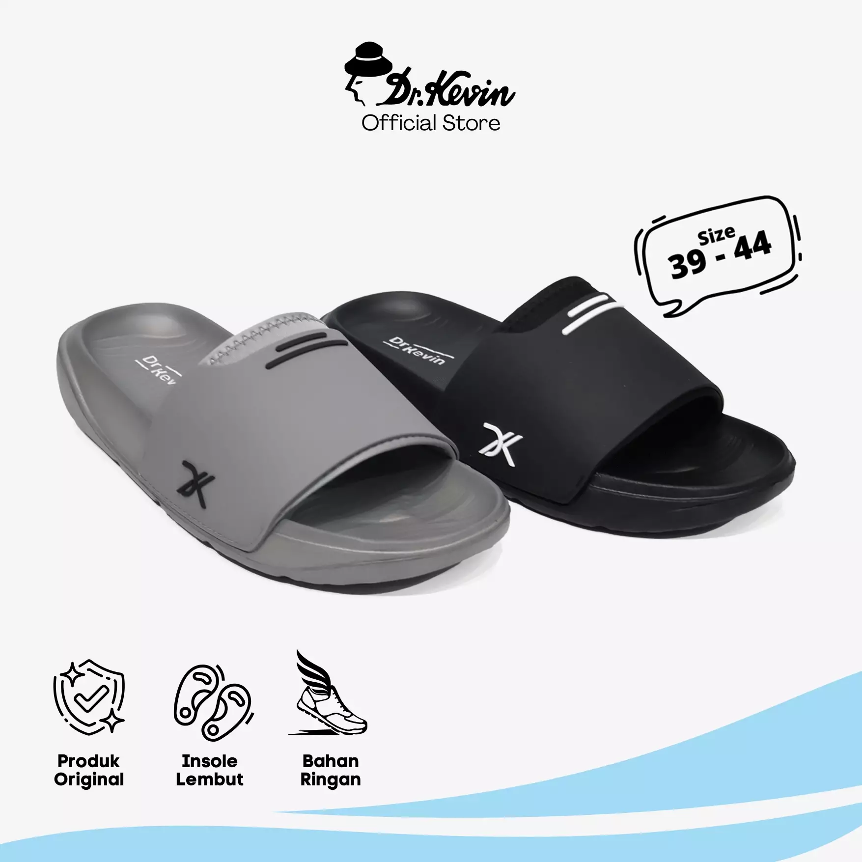 Dr. Kevin Sandal Selop Pria Phylon Kasual 871-112
