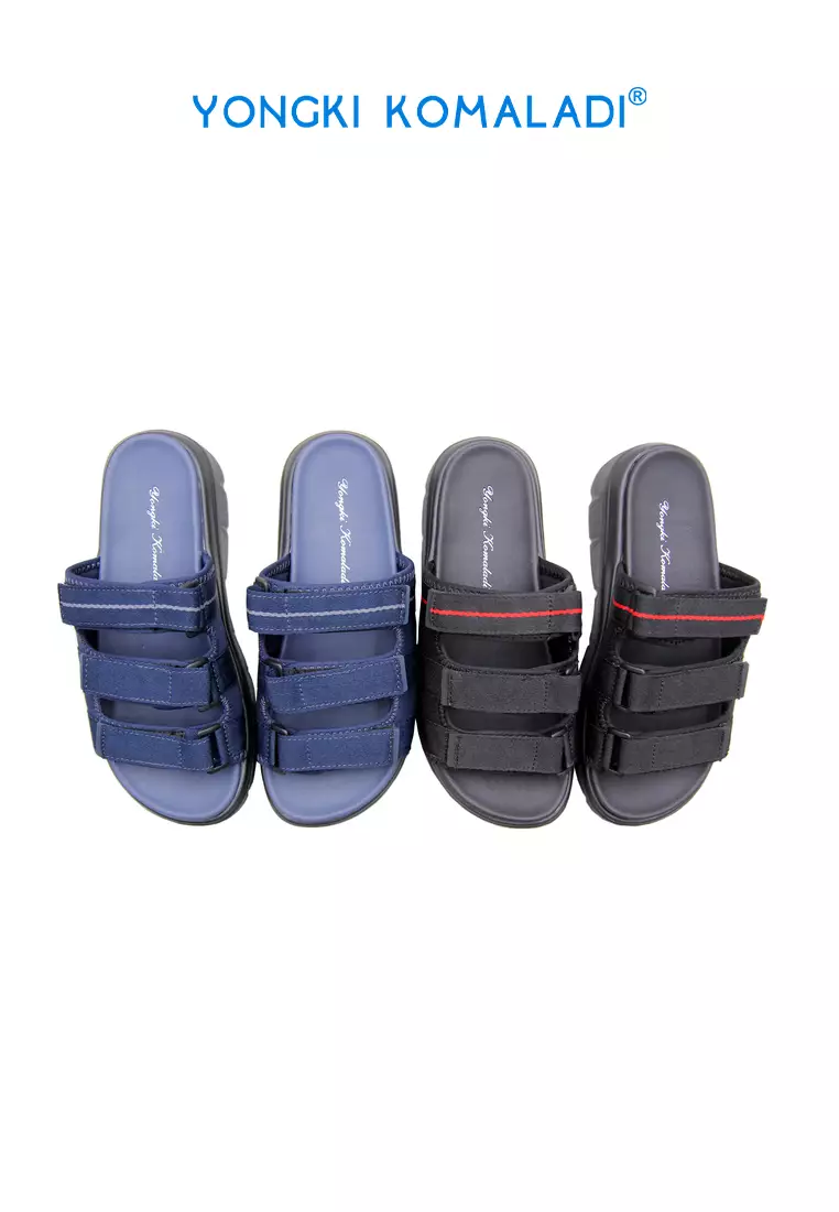 [ ORIGINAL ] YONGKI KOMALADI SANDAL OL-STV4902-23 HITAM