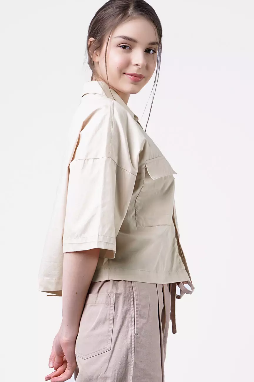 Kemeja Wanita Talva Cream