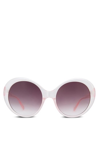 時尚圓框太陽眼鏡, 飾品配件zalora時尚購物網評價, 大框