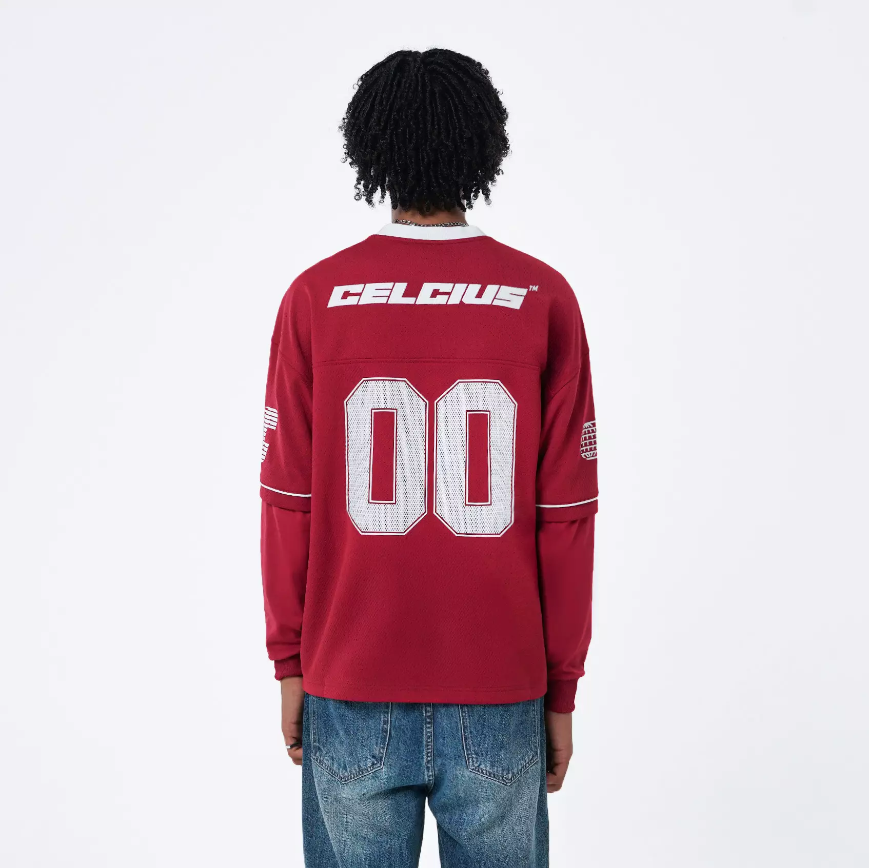 CELCIUS AMF  Longsleeve Tshirt Jersey LIN001376C Merah