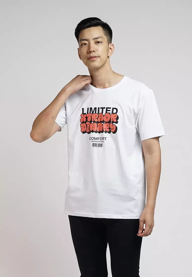XTRAORDINARY T-Shirt Cotton Spandex Pria 48090