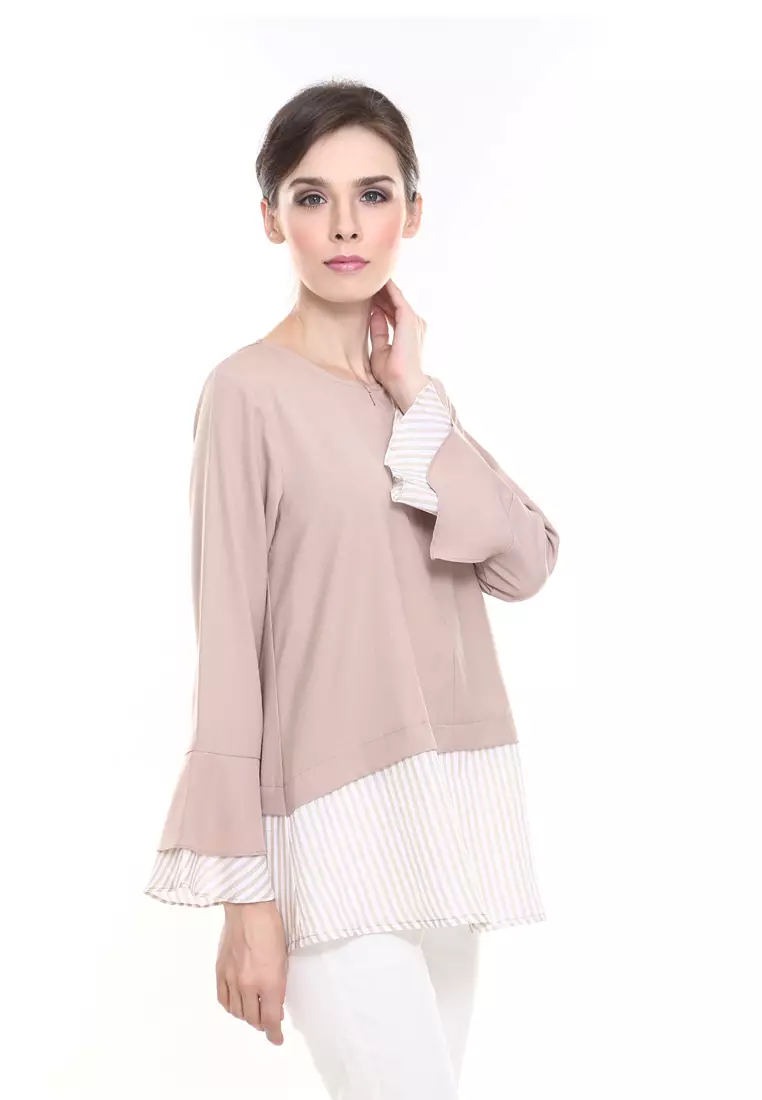 Zalia Top in Nude