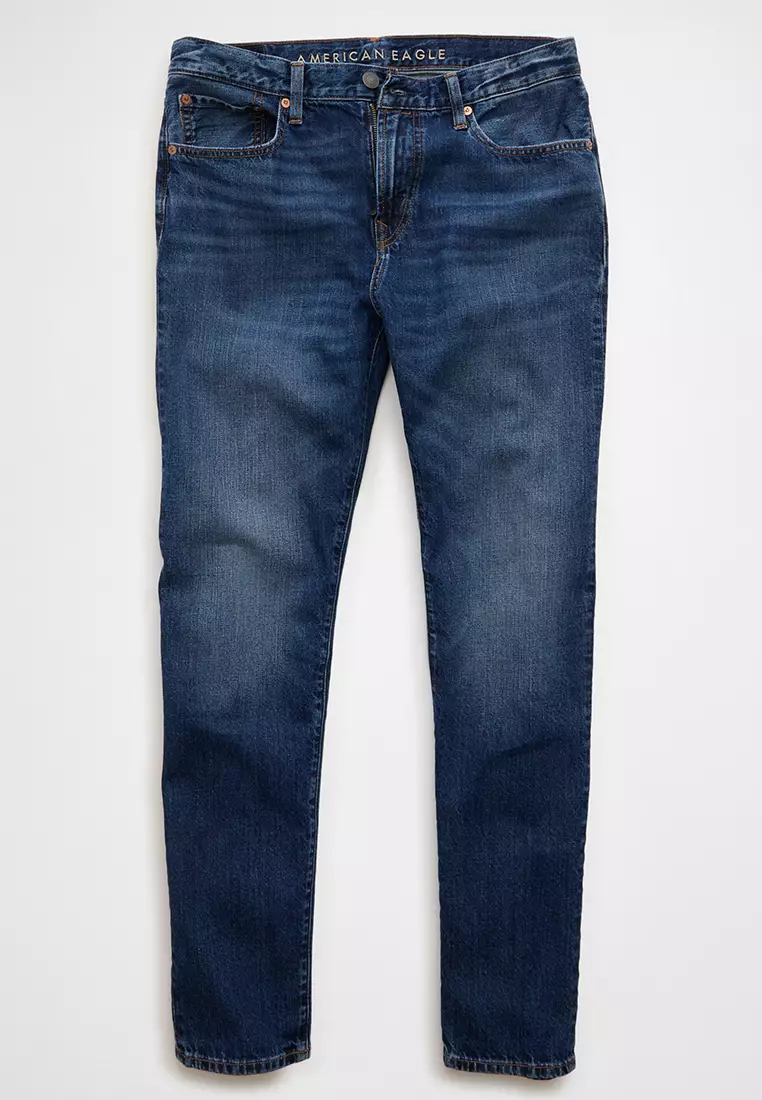 輕便運動剪裁牛仔褲