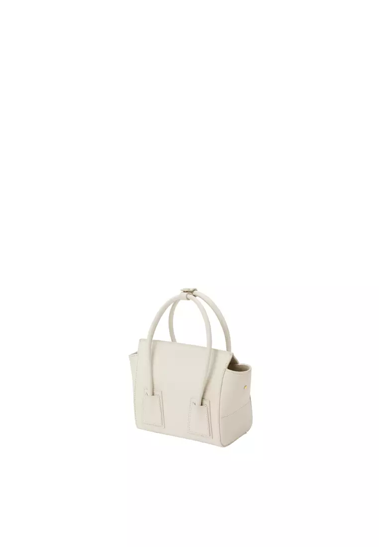 UNNI Mini Top Handle Bag - White