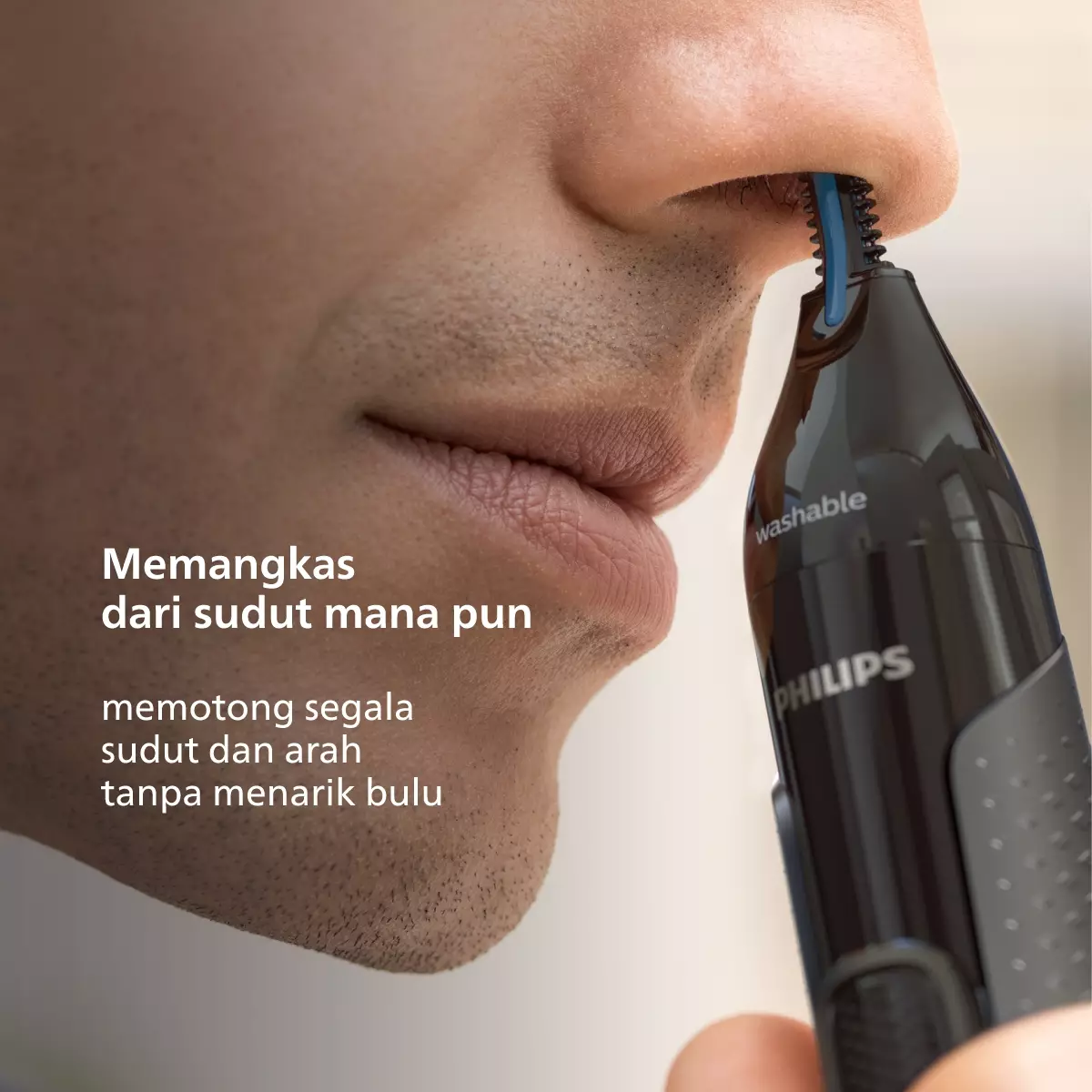 Philips Nose Trimmer NT3650/16 Pencukur Bulu Hidung